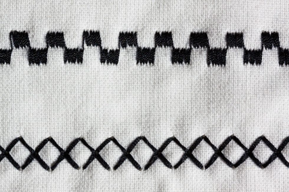 embroidery job